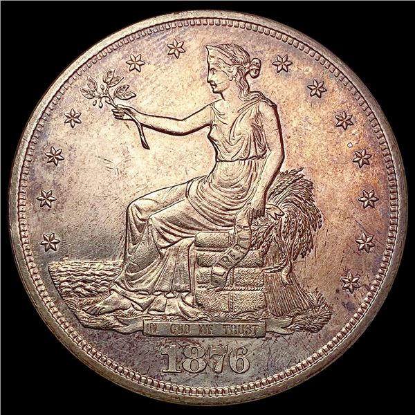 1876-S Silver Trade Dollar UNCIRCULATED