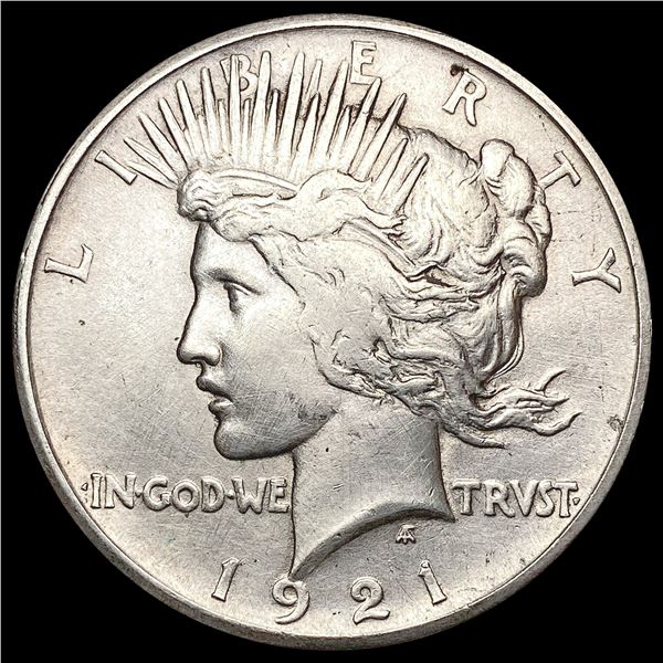1921 Silver Peace Dollar CLOSELY UNCIRCULATED