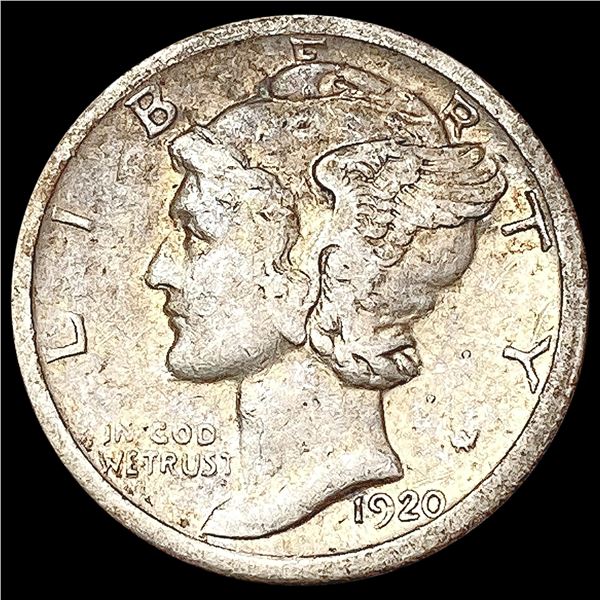 1920-S Mercury Dime CLOSELY UNCIRCULATED
