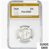 Image 1 : 1929 Standing Liberty Quarter PGA MS60