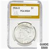 Image 1 : 1926-D Silver Peace Dollar PGA MS64