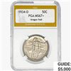 1934-D Oregon Trail Half Dollar PGA MS67+