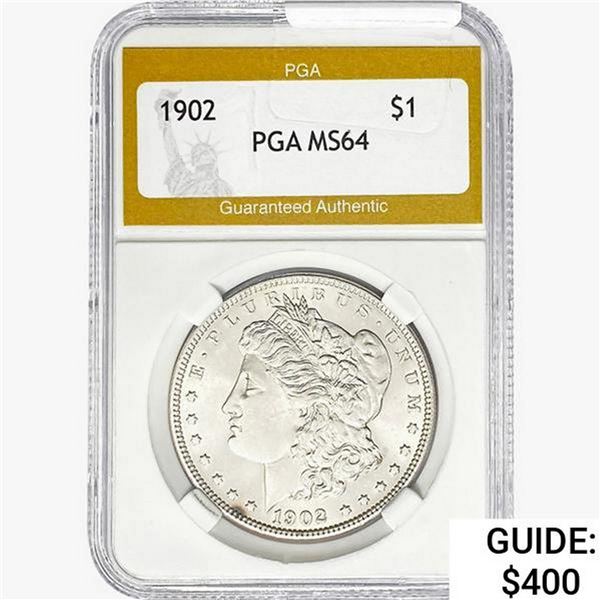 1902 Morgan Silver Dollar PGA MS64