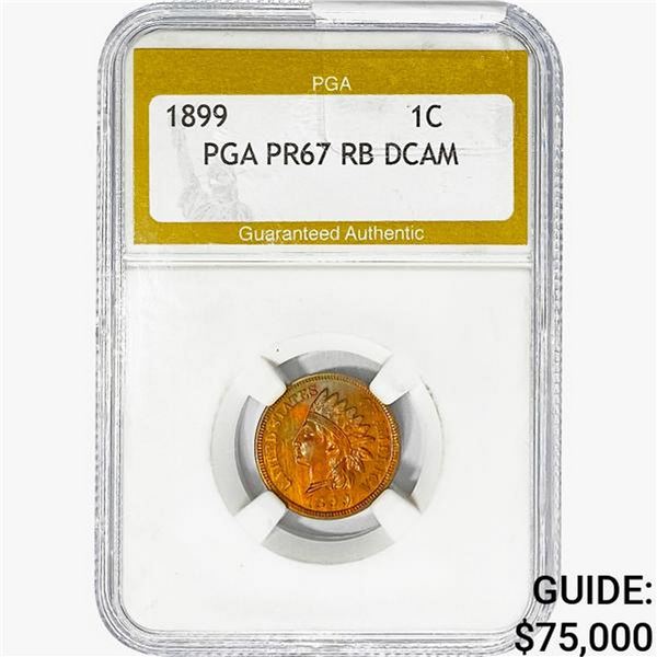 1899 Indian Head Cent PGA PR67 RB DCAM