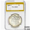 1889-S Morgan Silver Dollar PGA MS63