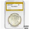 Image 1 : 1878 8 TF Morgan Silver Dollar PGA MS63+