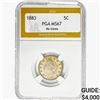 Image 1 : 1883 Liberty Victory Nickel PGA MS67 NO CENTS