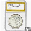 Image 1 : 1890-CC Morgan Silver Dollar PGA MS64