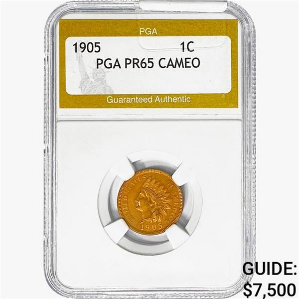 1905 Indian Head Cent PGA PR65 CAMEO