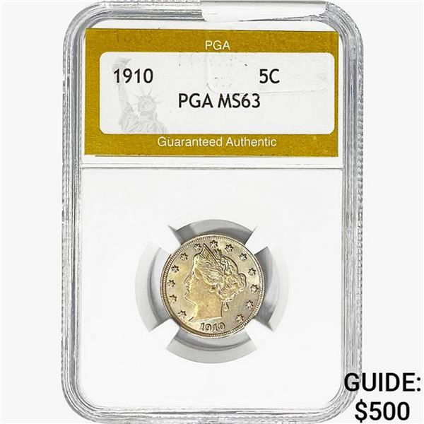 1910 Liberty Victory Nickel PGA MS63