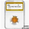 Image 1 : 1866 Indian Head Cent PGA PR67 RED, DCAM