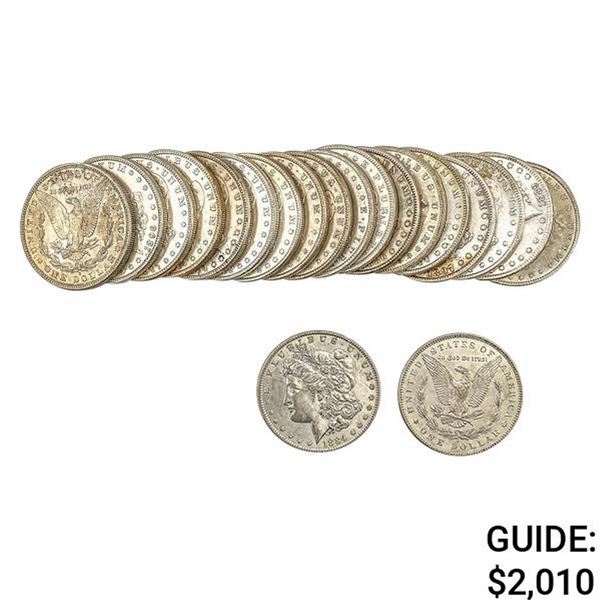 [20] 1880-1900 Morgan Silver Dollar   Roll