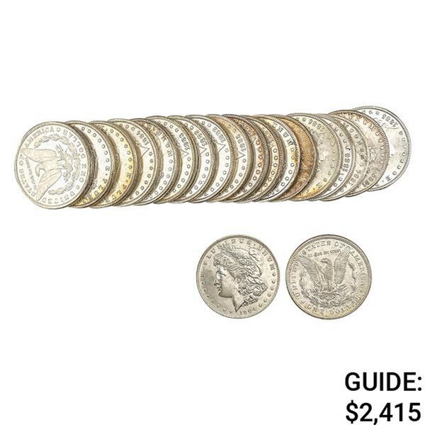 [20] 1879-1904 Morgan Silver Dollar  BU Roll