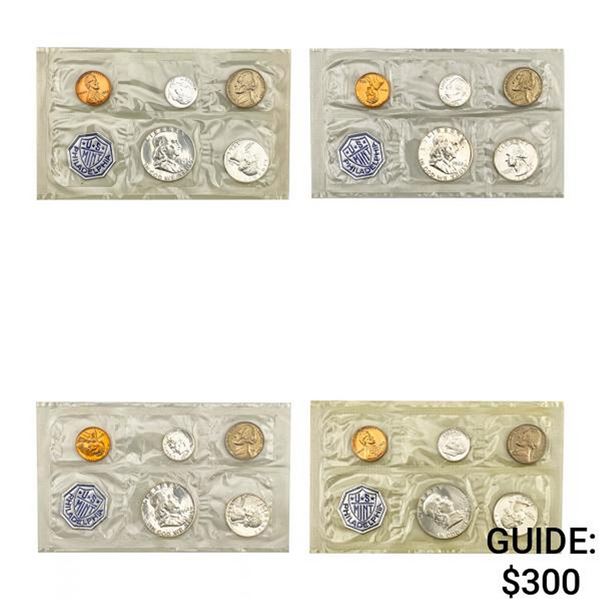 [4 PCS] 1962&1963 5-Coin U.S. Mint Set