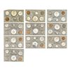 Image 7 : [65 PCS] 1864-1964 Silv. Canada 6-Coin Set&Coinage
