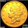 Image 1 : 1870-S $20 Gold Double Eagle UNCIRCULATED