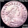 Image 1 : 1804 13 Star Rev Draped Bust Dime NEARLY UNCIRCULATED