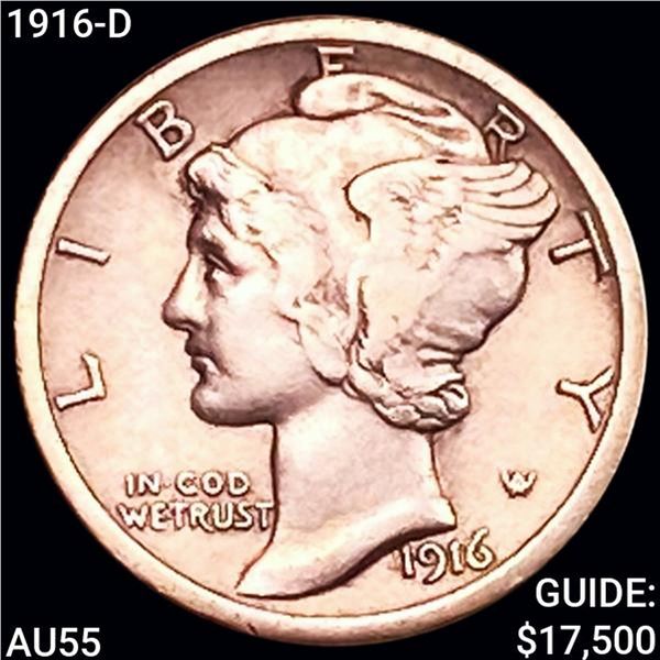 1916-D Mercury Dime HIGH GRADE