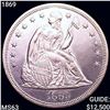 Image 1 : 1869 Seated Liberty Dollar CHOICE BU