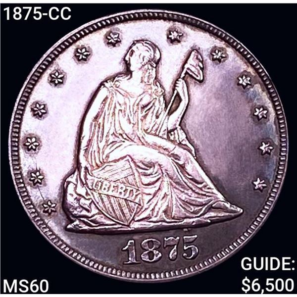 1875-CC Twenty Cent Piece UNCIRCULATED