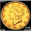 Image 1 : 1851-C Rare Gold Dollar CHOICE AU