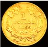 Image 2 : 1855-C Rare Gold Dollar CLOSELY UNCIRCULATED