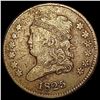 1825 Classic Head Half Cent LIGHTLY CIRCULATED