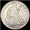 1853-O Arrows Rays Seated Liberty Half Dollar NEAR