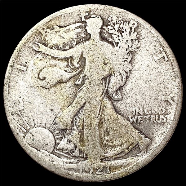 1921-D Walking Liberty Half Dollar NICELY CIRCULAT