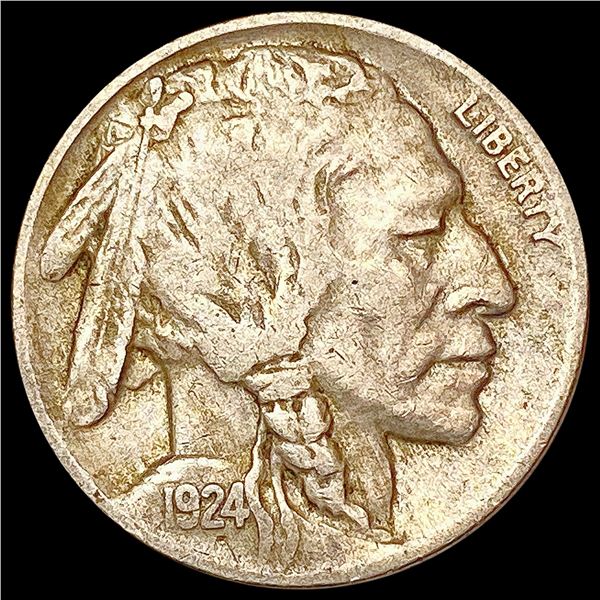 1924-D Buffalo Nickel NEARLY UNCIRCULATED