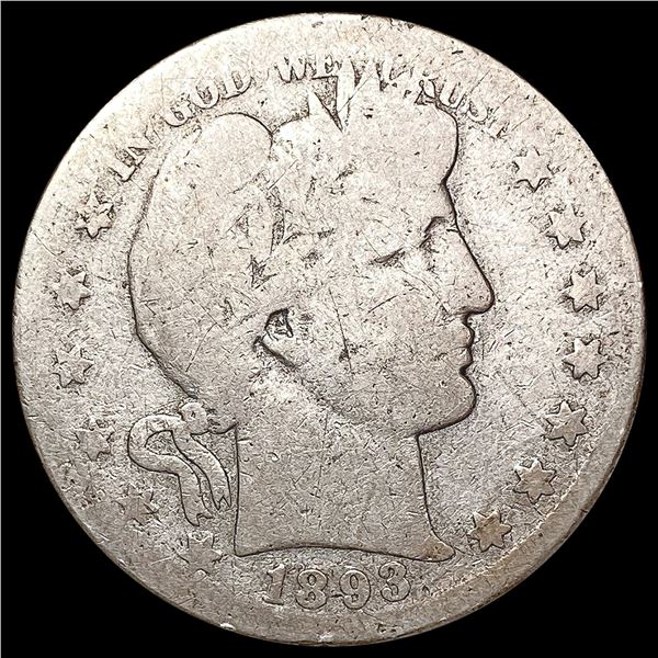 1893-S Barber Half Dollar NICELY CIRCULATED
