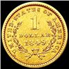 Image 2 : 1849 Rare Gold Dollar CLOSELY UNCIRCULATED