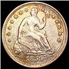 Image 1 : 1855 Arrows Seated Liberty Half Dime CLOSELY UNCIR