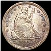 Image 1 : 1853 ARR&RAYS Seated Liberty Quarter UNCIRCULATED