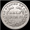 Image 2 : 1837 Sm. Dt. Seated Liberty Half Dime LIGHTLY CIRC