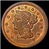 1855 Upright 55 Braided Hair Large Cent CLOSELY UN