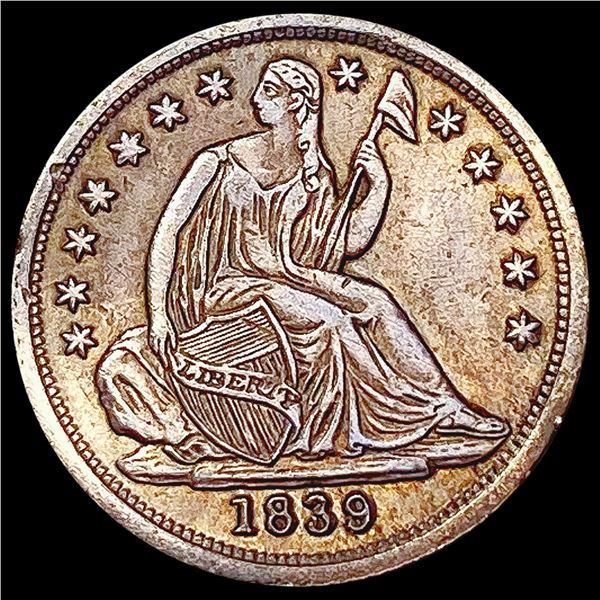 1839 Seated Liberty Half Dime HIGH GRADE