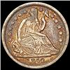 1840-O No Drapery Seated Liberty Half Dime NEARLY