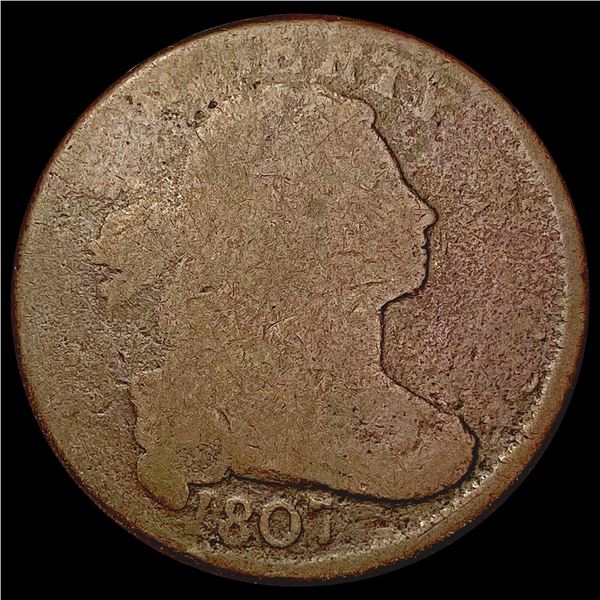 1807 S-271 Draped Bust Large Cent NICELY CIRCULATE