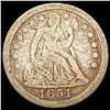 1851-O Seated Liberty Dime NICELY CIRCULATED