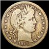 1914-S Barber Quarter NICELY CIRCULATED