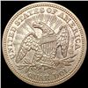 Image 2 : 1853 Arrows Rays Seated Liberty Quarter CLOSELY UN