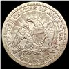 Image 2 : 1853 Arrows Rays Seated Liberty Quarter CLOSELY UN