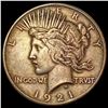 Image 1 : 1921 Silver Peace Dollar LIGHTLY CIRCULATED