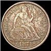 Image 1 : 1874 Arrows Seated Liberty Dime NICELY CIRCULATED
