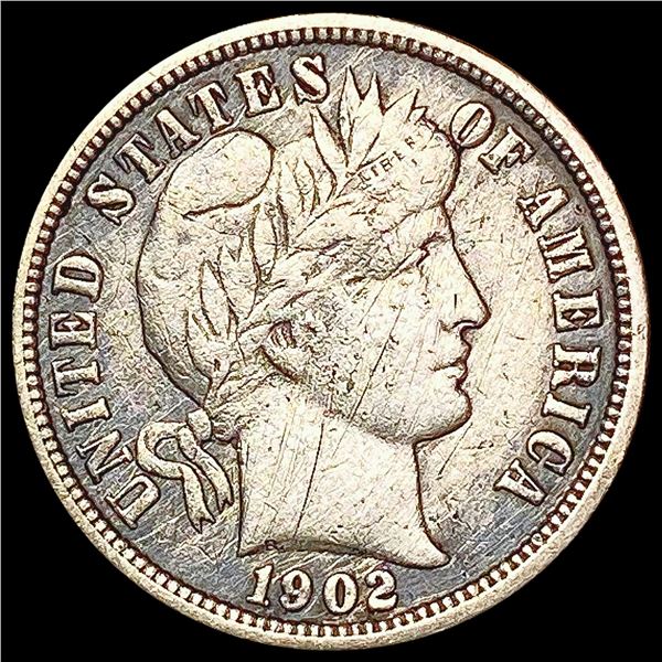 1902-O Barber Dime CLOSELY UNCIRCULATED