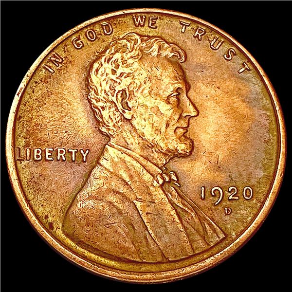 1920-D Wheat Cent CLOSELY UNCIRCULATED