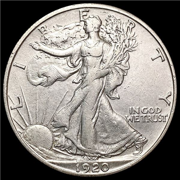 1920-S Walking Liberty Half Dollar CLOSELY UNCIRCU