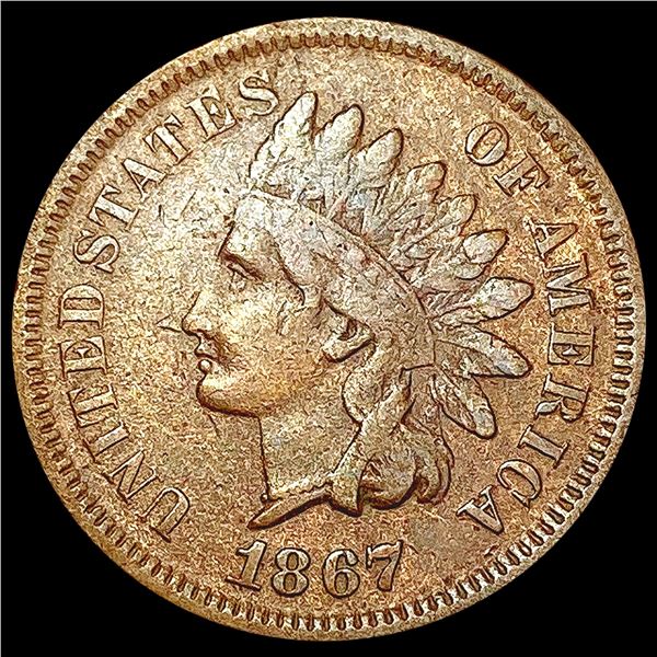 1867 Indian Head Cent LIGHTLY CIRCULATED