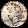 Image 1 : 1921 Silver Peace Dollar CLOSELY UNCIRCULATED